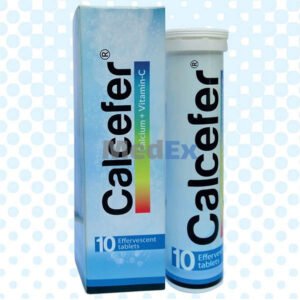 Calcefer Tablet 1000 mg + 327 mg + 500 mg (Calcium Lactate Gluconate + Calcium Carbonate + Vitamin C)