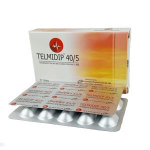 Telmidip Tablet (Amlodipine + Telmisartan 5 mg + 40 mg)