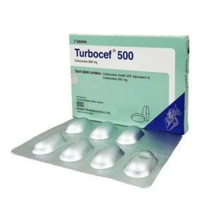 Turbocef 500mg Tablet (Cefuroxime Axetil 500 mg)