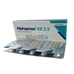 Alphapress XR Tablet 2.5 mg (Prazosin Hydrochloride)
