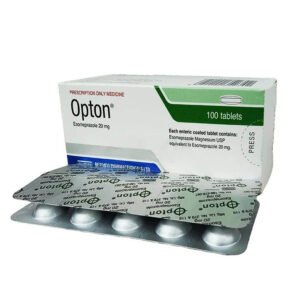 Opton 20mg Tablet (Esomeprazole 20 mg)