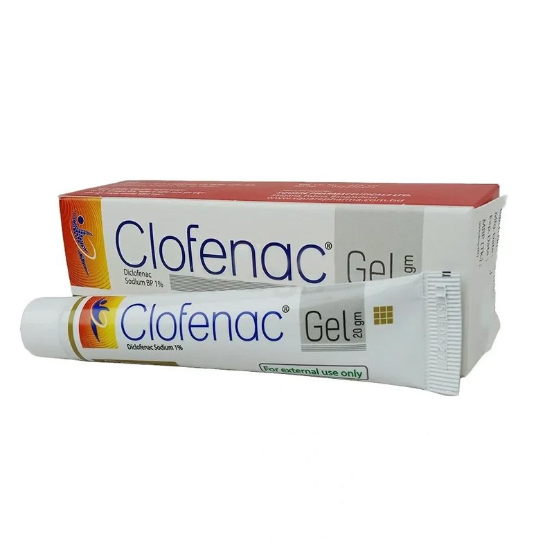Clofenac 20gm Gel 1% (Diclofenac Sodium 1%)