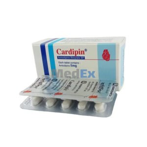Cardipin Tablet 5 mg – Amlodipine Besilate