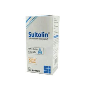 Sultolin Metered-Dose Inhaler (MDI) (Salbutamol 100 mcg/puff)
