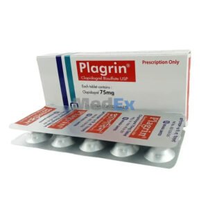 Plagrin Tablet 75 mg (Clopidogrel Bisulphate 75mg)