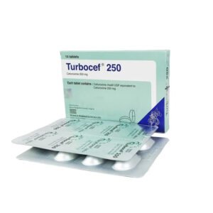 Turbocef 250mg Tablet (Cefuroxime Axetil 250 mg)