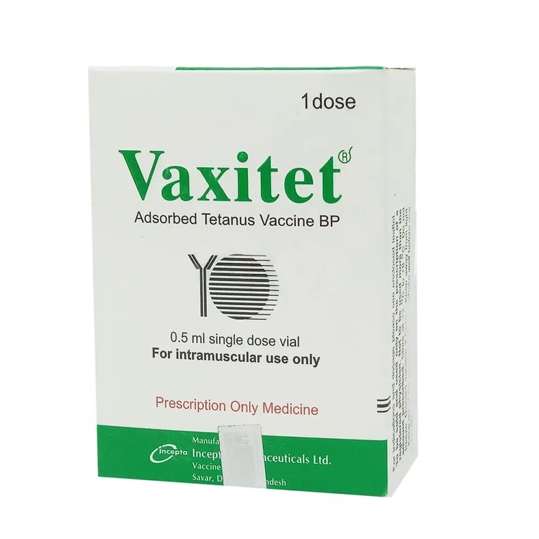 Vaxitet 0.5 ml ampoule Injection (Adsorbed tetanus vaccine 40 IU/0.5 ml)