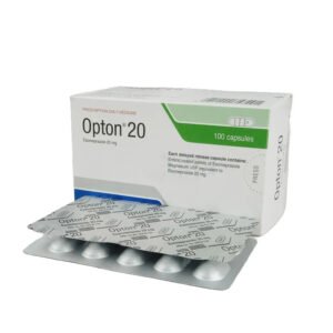 Opton 20mg Capsule (Esomeprazole 20 mg)