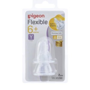 Pigeon Flexible Peristaltic Nipple (Y) 2pcs