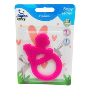 Alpha Baby Teether Lamb (Pink) – AB-203001BC
