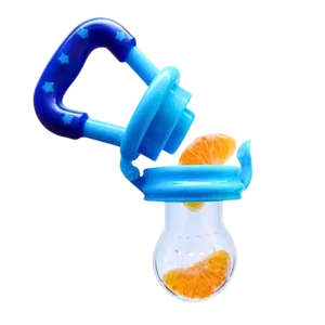 Apple Bear Fruit Pacifier Blue
