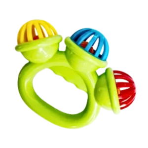 Baby Hand bell Teether With Jhunjhuni CN – 1 pcs