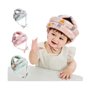 Soft Baby Head Safety Pad – Adjustable Strap and Shockproof Design