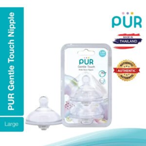 Pur Gentle Touch Wide Neck Nipple (2pc-M)