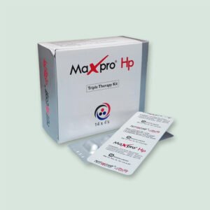 Maxpro Hp Tablet 20 mg + 1000 mg + 500 mg – Esomeprazole + Amoxicillin + Clarithromycin