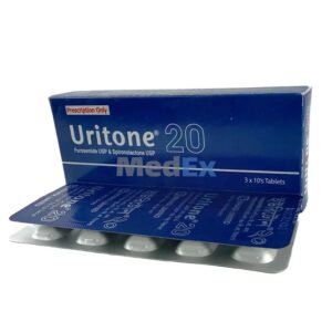 Uritone 20 mg+50 mg Furosemide + Spironolactone