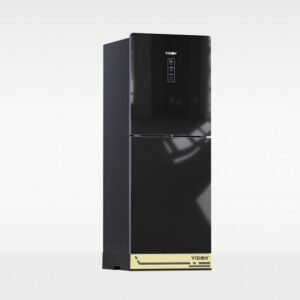VISION Glass Door Refrigerator RE-285 Liter NF Black