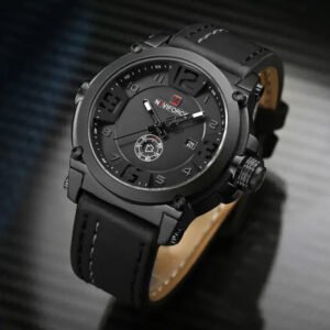 Naviforce-9099 L - Black White
