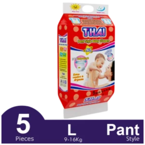 Thai Pant System Baby Diapers (L Size) (9–16kg) (5pcs)