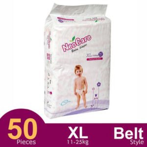 Neocare Premium Belt System Baby Diaper (11–25 kg) (50 Pcs)