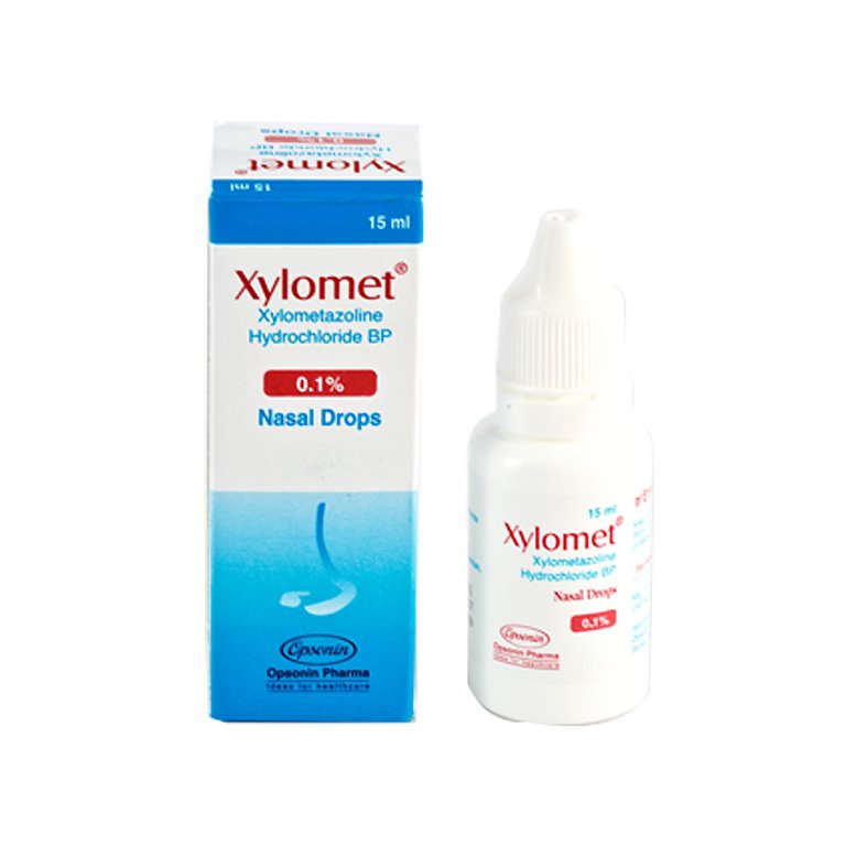 Xylomet Nasal Drop 0.1% (Xylometazoline Hydrochloride)