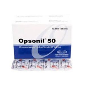 Opsonil Tablet 50 mg (Chlorpromazine Hydrochloride)