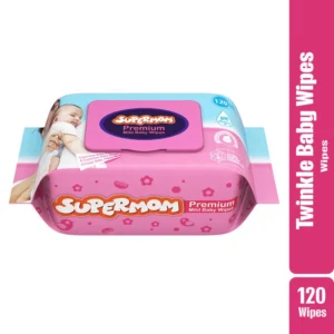 Supermom Premium Mild Baby Wipes (120pcs Pack)