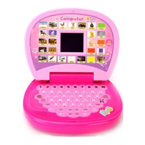 ABCD Words And Number Battery Operated Kids Laptop With LED Display And Music
