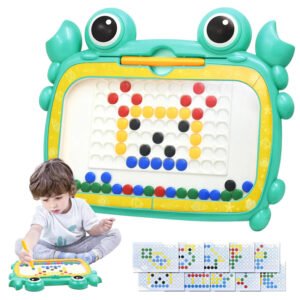 Little Cute Duck Magnetic Drawing Board, Large Doodle Board With Magnetic Pen and Beads