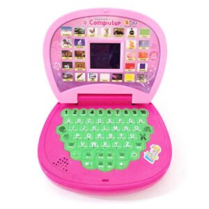 LED Display And Music With Educational Computer And Learning ABCD, Sound And Number Battery Powered Kids Laptop (2011A)