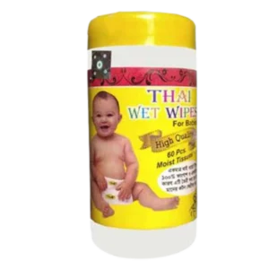 Thai Wet Wipes- Orange/ Pink/ Yellow