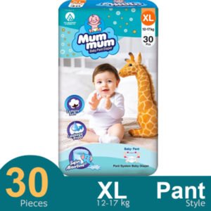 Mum Mum Baby Diaper Pant (M-Size) (7–12 KG) (40 Pcs)