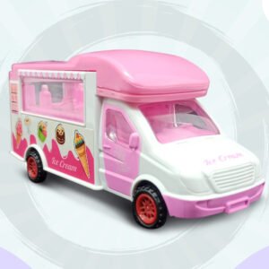 Delicious Food Car Toy Bump And Go Musical Toy (Pink)