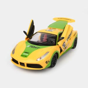 1:16 Racing Sports Model Rechargeable Remote Control RC Car (Yellow)
