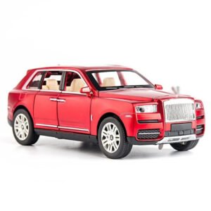 Rolls-Royce Big Metal Toy Car Fully Metal Car Pull Back System Car For Kids (Red)