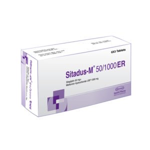 Sitadus-M Tablet 50 mg + 1000 mg (Sitagliptin + Metformin Hydrochloride)