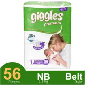 Giggles Premium Belt System Baby Diaper (XXL Size) (15-30 Kg) (32 Pcs)
