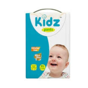 Kidz Pant System Baby Diaper (XL Size) (12–18 kg) (56pcs)