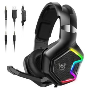 Onikuma K10 Pro Wired RGB Gaming Headphone