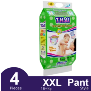 Thai Pant System Baby Diapers (XXL Size) (15-25 kg) (4pcs)