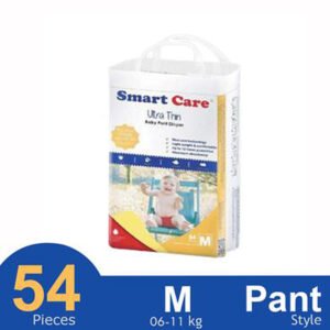 SmartCare Pant System Baby Diaper (M Size) (6–11kg) (54pcs)
