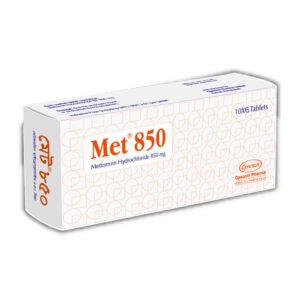 Met Tablet 850 mg (Metformin Hydrochloride)