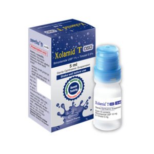 Xolamid T OSD Suspension 1%+0.5% (Brinzolamide + Timolol)