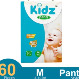 Kidz pant System Baby Diaper (M size) (5-10kg) (60pcs)