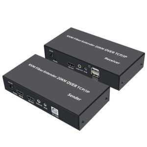 KVM Fiber Extender 20KM Over TCP/IP (HDMI TO Fiber 20KM)