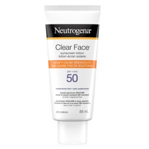 Neutrogena Clear Face Oil-Free Sunscreen SPF50
