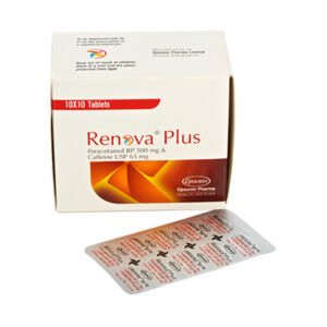Renova Plus Tablet 500 mg + 65 mg (Paracetamol + Caffeine)