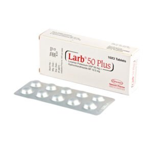Larb Plus Tablet 50 mg + 12.5 mg (Losartan Potassium + Hydrochlorothiazide)