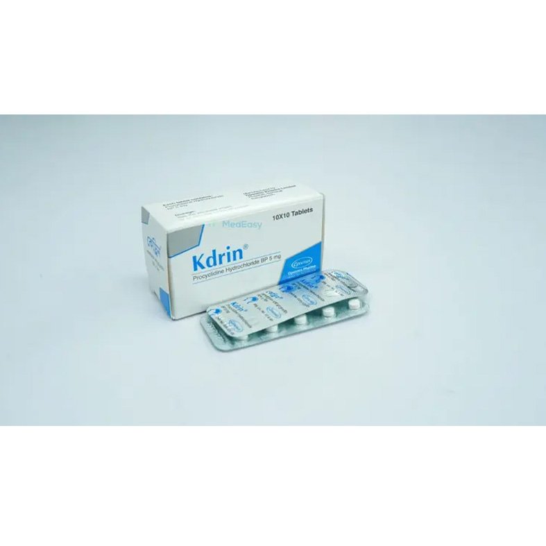 Kdrin Tablet 5 mg (Procyclidine Hydrochloride)
