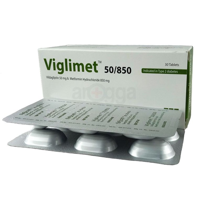 Viglimet Tablet 50 mg + 850 mg